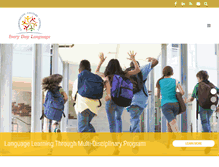 Tablet Screenshot of everydaylanguagellc.com